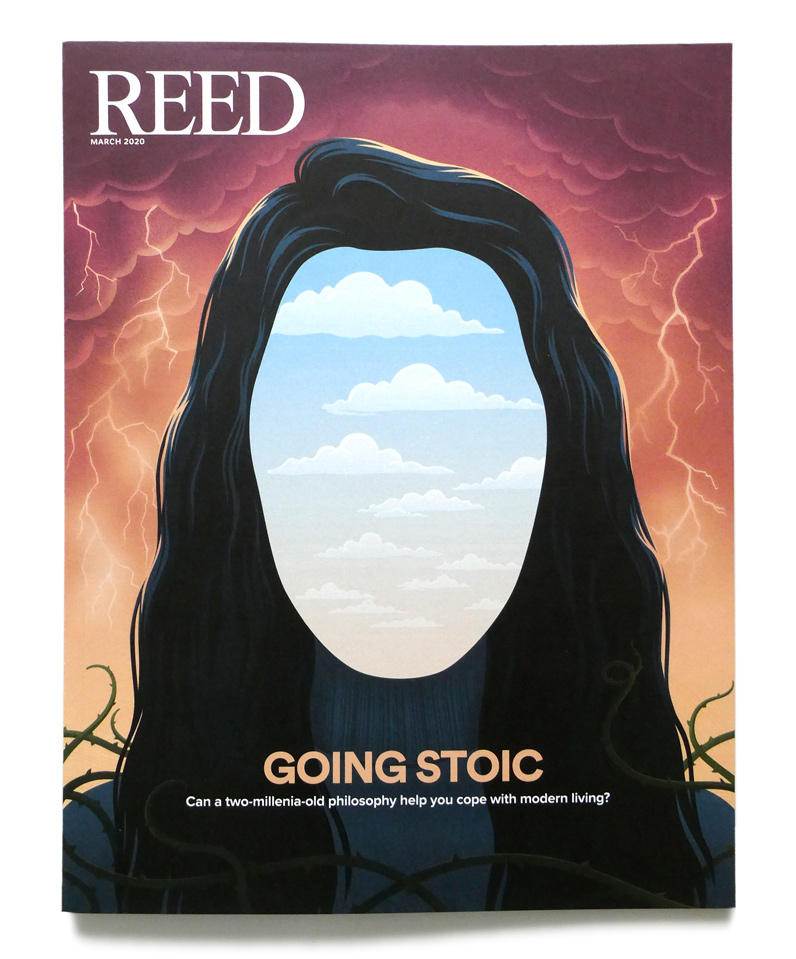 Reed Magazine cover for 'Going Stoic'