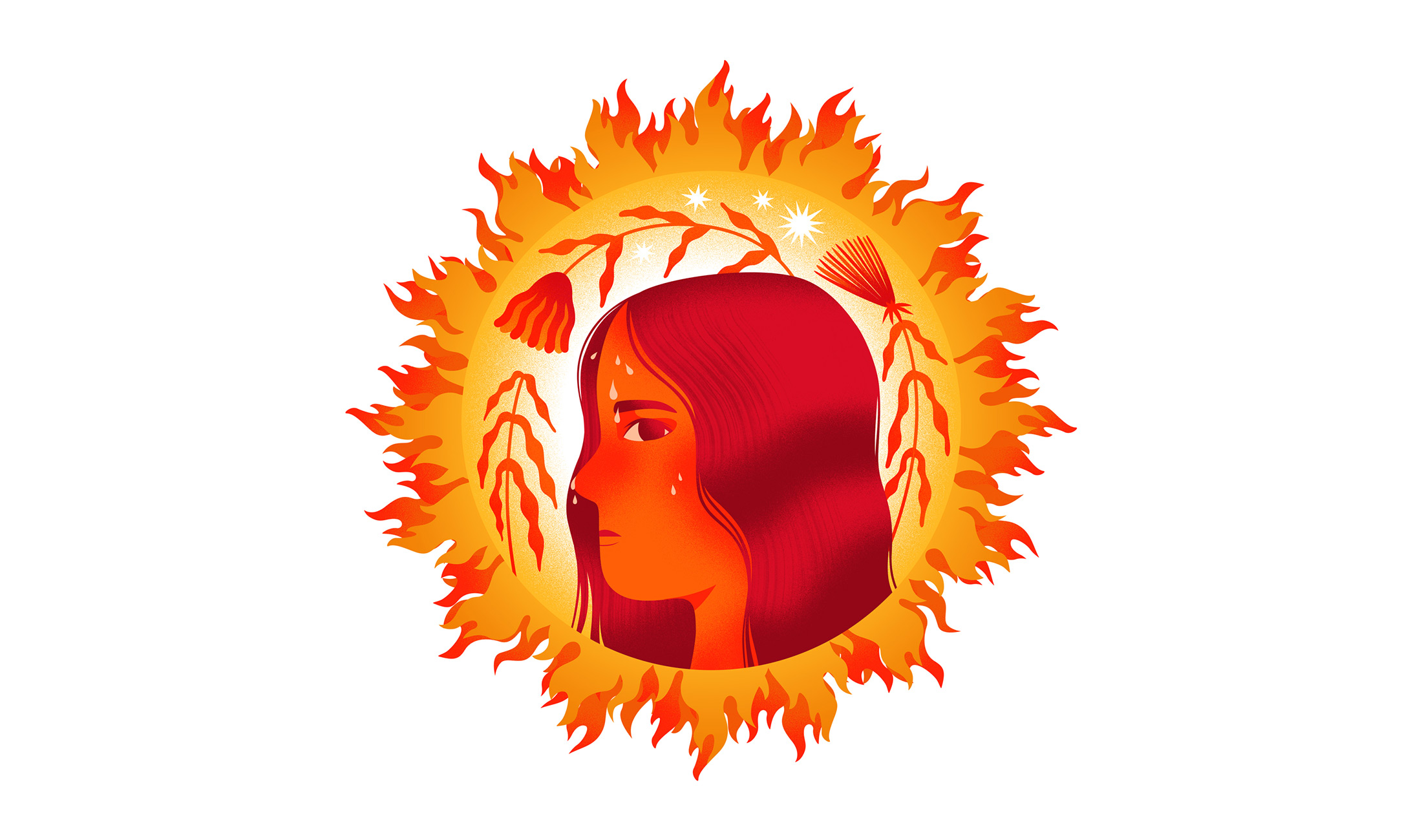 Heatwave illustration 2020
