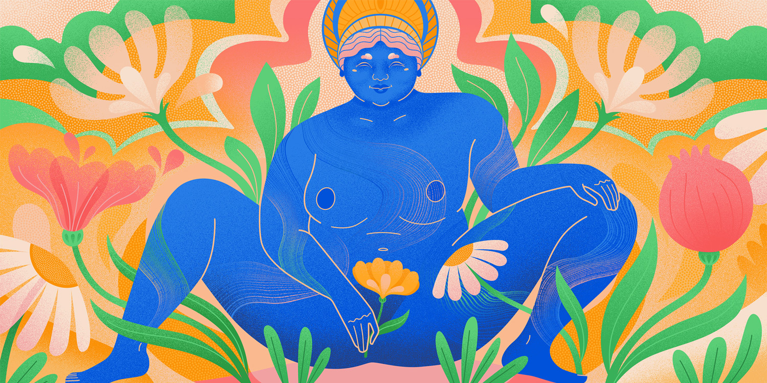 Illustration for Medium - goddess Baubo