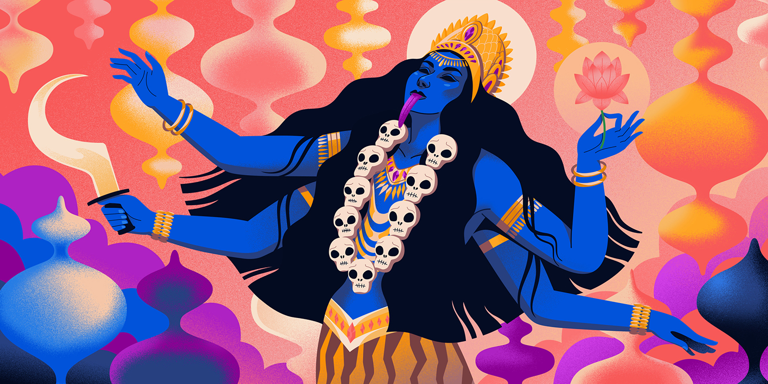 Illustration for Medium - goddess Kali