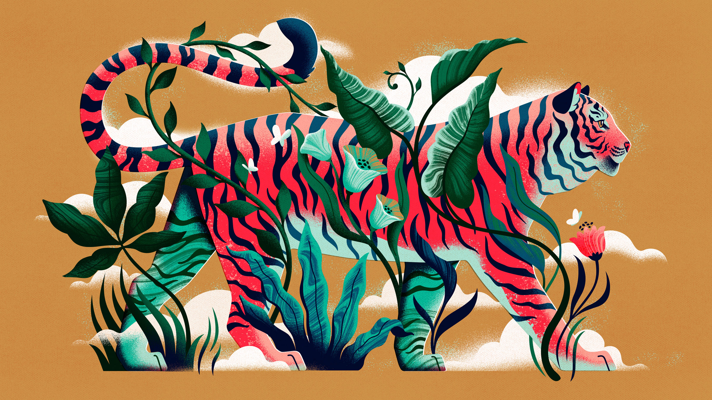 Year of the Tiger illustration