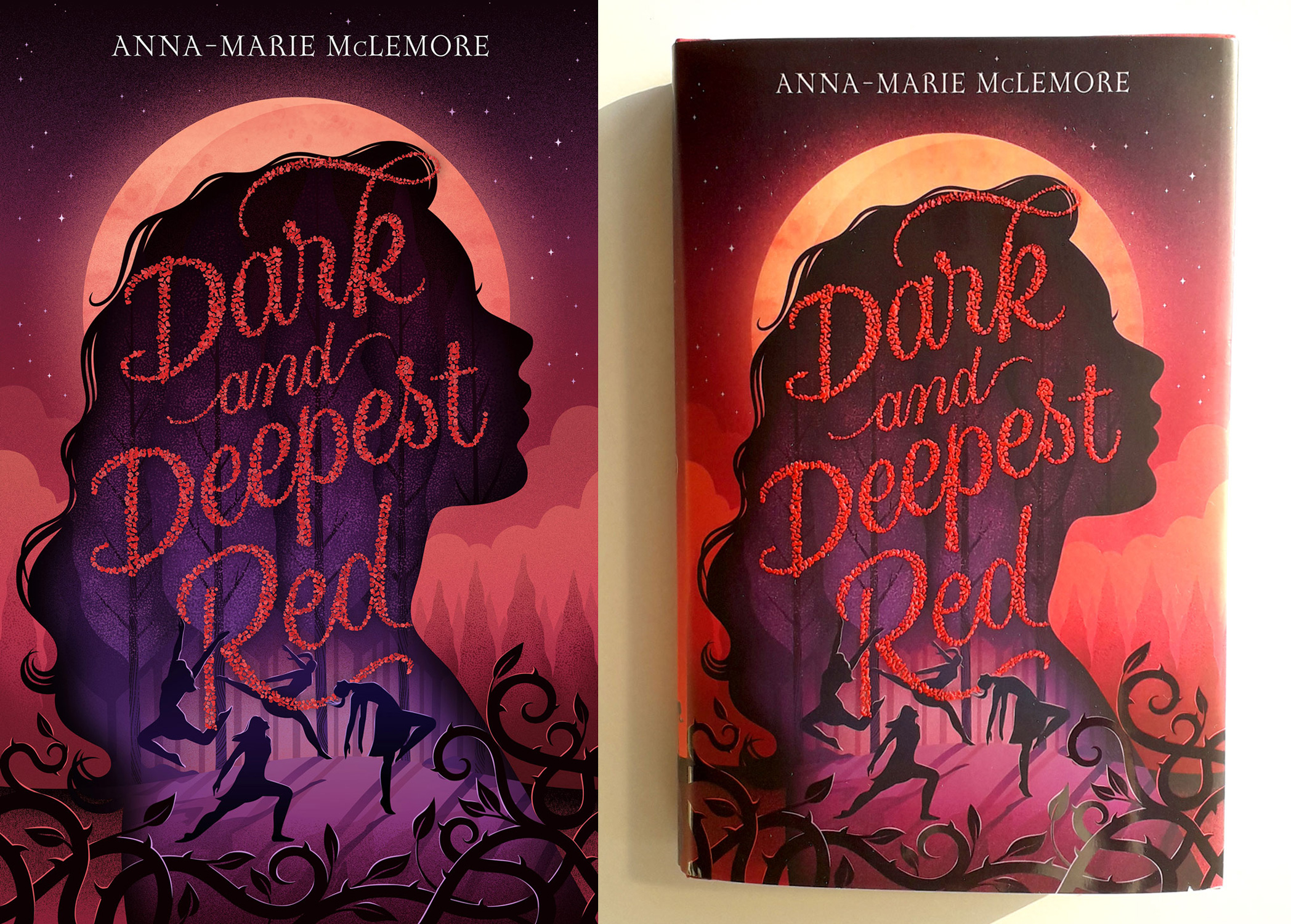 Macmillan - book jacket illustration for Dark and Deepest 